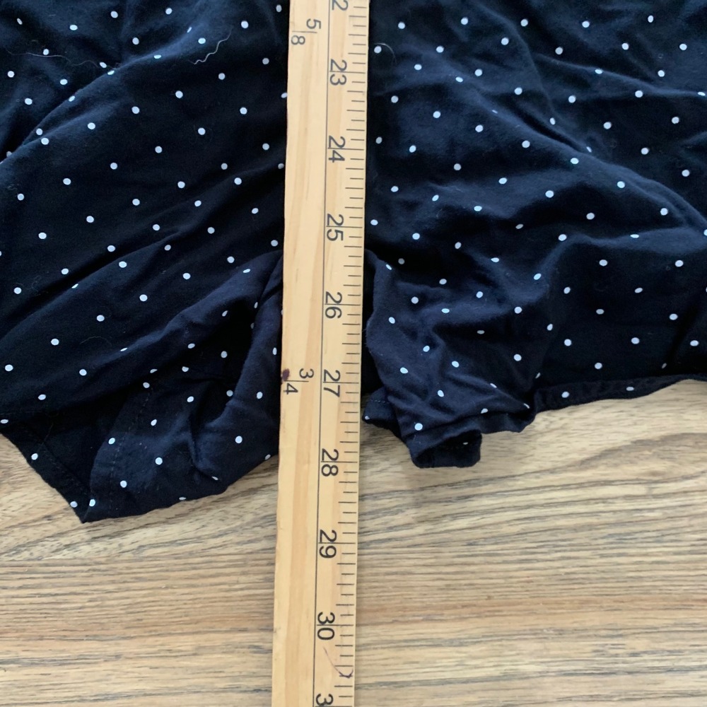 Old Navy Womens Black Polka Dot Halter Neck Sleeveless Romper Size L Regular - Picture 3 of 7